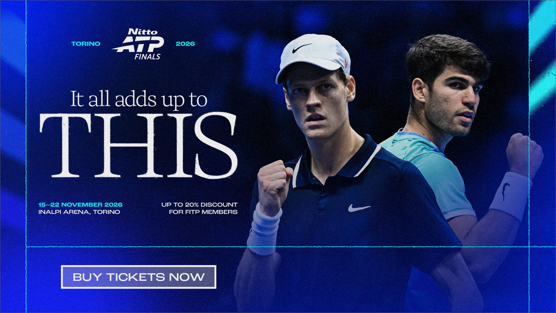 Nitto ATP Finals 2026 – Get tickets now